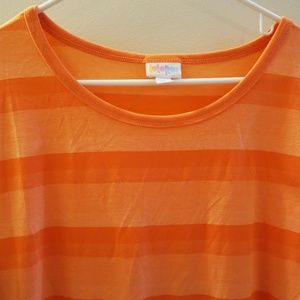 NWT Peach/Orange Striped GiGi XL